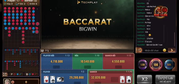 Baccarat BigWin Tại BomWin Sảnh Chơi Đẳng Cấp Đỉnh Cao Cho Mọi Cao Thủ