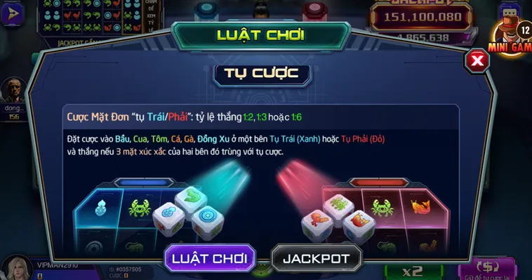 Chinh Phục Thế Giới Bầu Cua CyberX Tại BomWin Với Tỷ Lệ Thưởng Đẳng Cấp