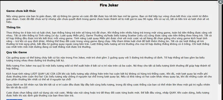 Chinh Phục Slot Game Fire Joker Tại BomWin Với Tỷ Lệ Thưởng Đẳng Cấp