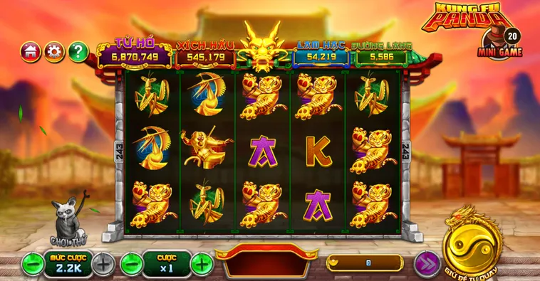 Slot Game Kung Fu Panda Tại BomWin Phiêu Lưu Săn Thưởng Siêu Hấp Dẫn