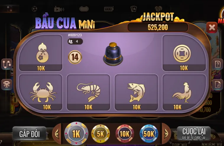 Mini Bầu Cua Tại BomWin Trò Chơi Dân Gian Đẳng Cấp Với Cơ Hội Thắng Cực Lớn