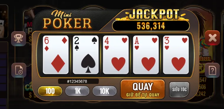 Trải Nghiệm Đỉnh Cao Với Slot Game Mini Poker Tại BomWin Cho Game Thủ