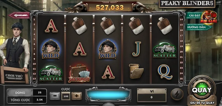 Slot Game Peaky Blinders Tại BomWin Trải Nghiệm Đẳng Cấp Đỉnh Cao Săn Thưởng