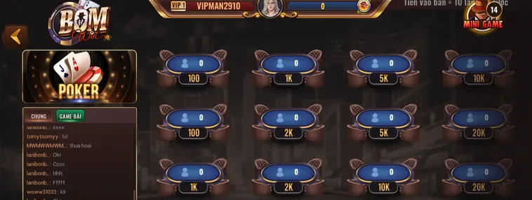 Poker Tại BomWin Đấu Trường Trí Tuệ Đỉnh Cao Dành Cho Các Siêu Sao Cao Thủ