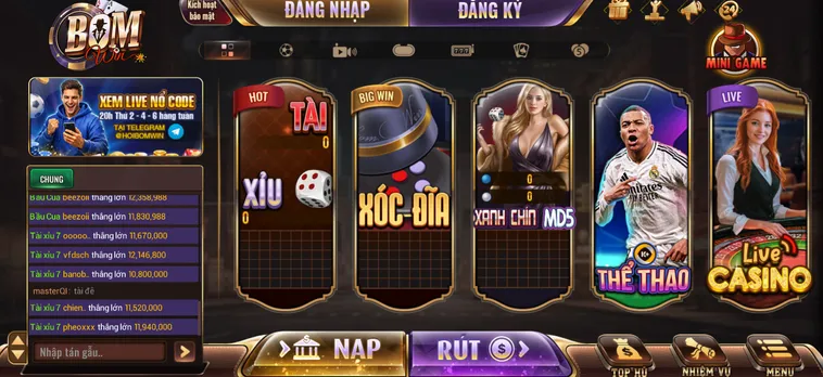 Hướng Dẫn BomWin Hệ Thống Cẩm Nang Toàn Diện Giúp Người Chơi Làm Chủ Mọi Tính Năng